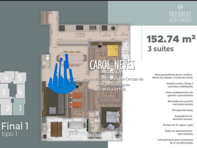 Apartamento para Venda em Praia Grande - 2