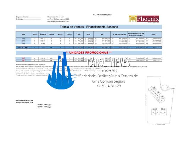 #7061 - Apartamento para Venda em Praia Grande - SP