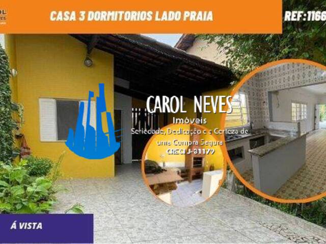 #11664 - Casa para Venda em Mongaguá - SP