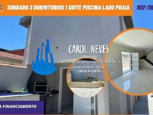 #11698 - Sobrado para Venda em Itanhaém - SP - 1