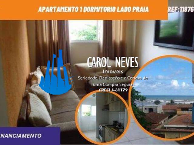 #11876 - Apartamento para Venda em Mongaguá - SP