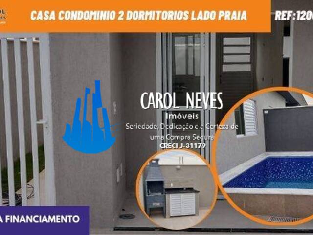 #12006 - Casa em Condomínio Fechado para Venda em Itanhaém - SP