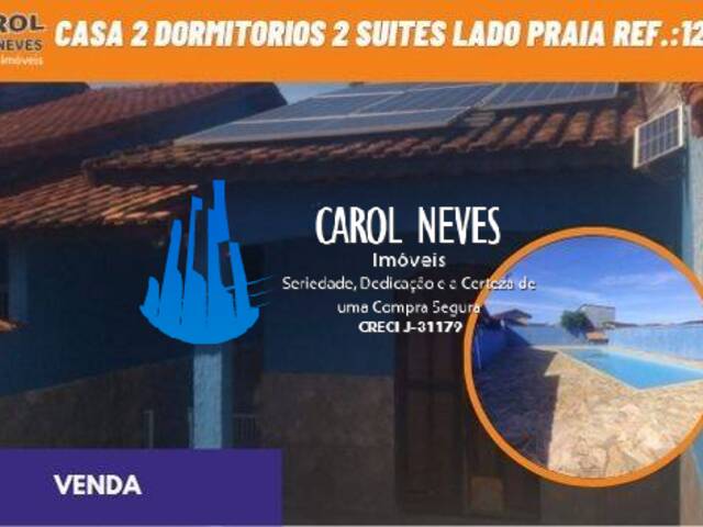 #12412 - Casa em Condomínio Fechado para Venda em Mongaguá - SP - 1