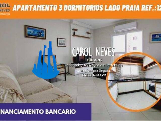#12393 - Apartamento para Venda em Praia Grande - SP - 1