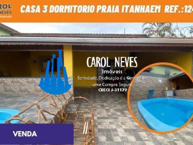 #12415 - Casa para Venda em Itanhaém - SP - 1