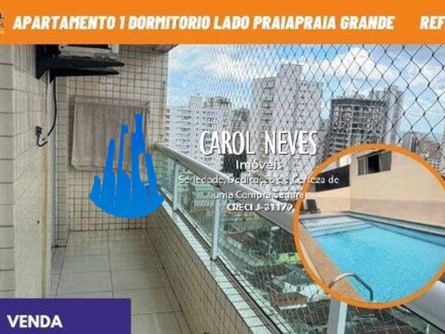 #12421 - Apartamento para Venda em Praia Grande - SP - 1