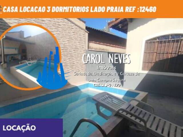 #12460 - Casa para Locação em Mongaguá - SP - 1