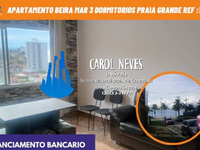 #12454 - Apartamento para Venda em Praia Grande - SP - 1