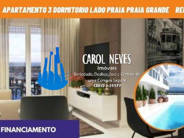 #12496 - Apartamento para Venda em Praia Grande - SP - 1