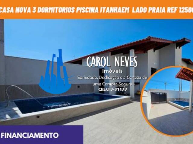 #12500 - Casa para Venda em Itanhaém - SP - 1
