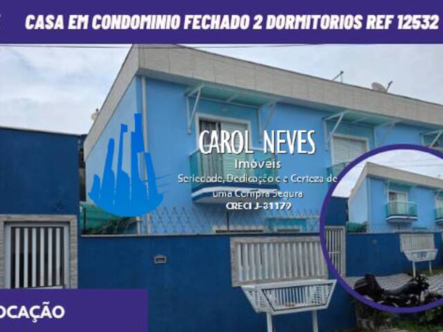 #12532 - Casa em Condomínio Fechado para Venda em Mongaguá - SP - 1