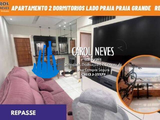 #12606 - Apartamento para Venda em Praia Grande - SP - 1