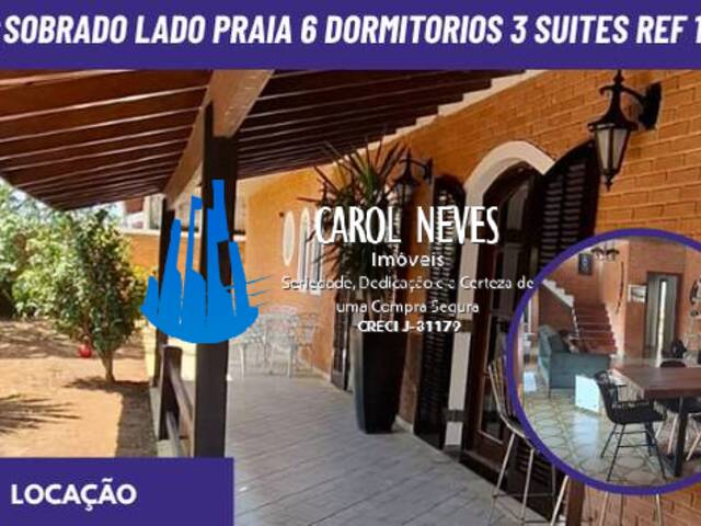 #12628 - Sobrado para Locação em Peruíbe - SP - 1