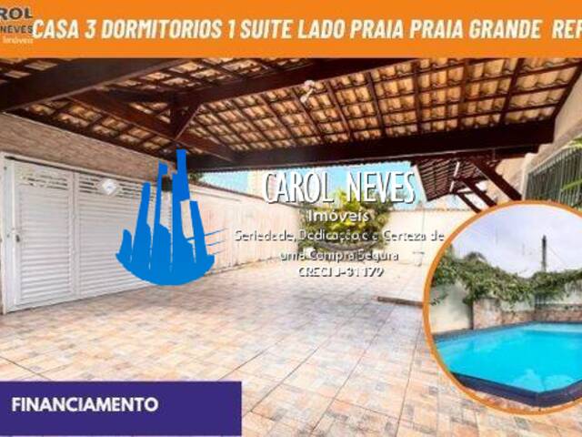 #12682 - Casa para Venda em Praia Grande - SP
