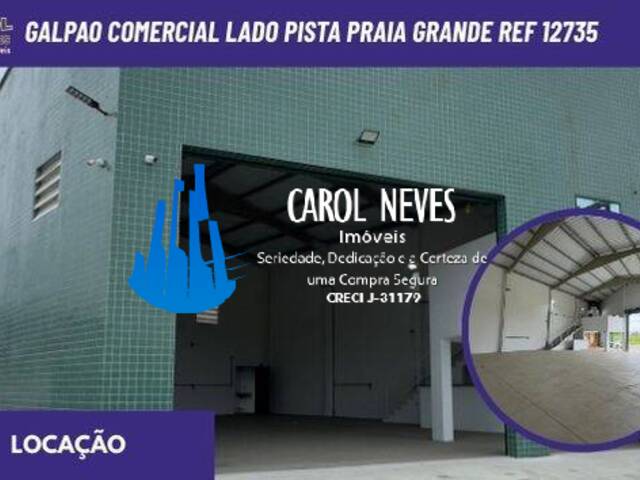 #12735 - Galpão para Locação em Praia Grande - SP - 1