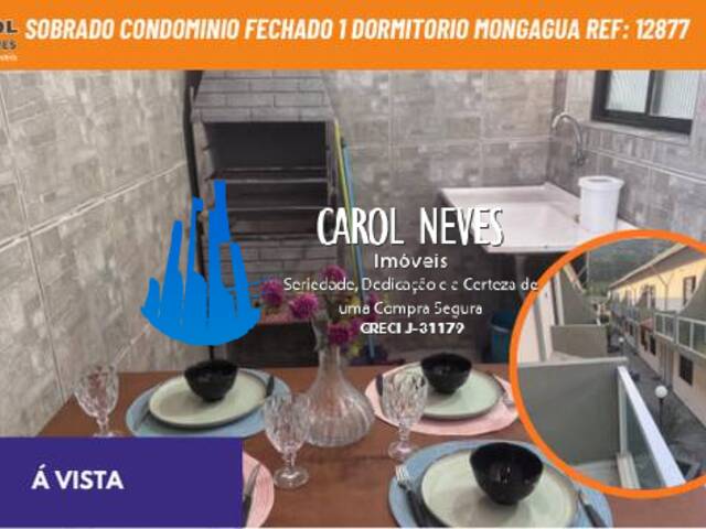 #12877 - Casa em Condomínio Fechado para Venda em Mongaguá - SP - 1