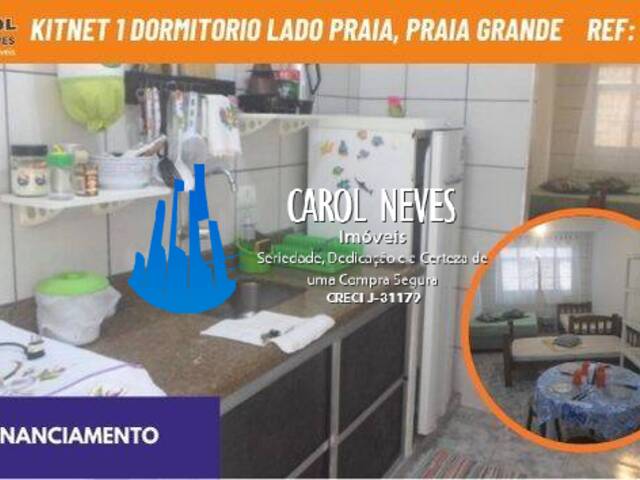 #12896 - Kitnet para Venda em Praia Grande - SP - 1