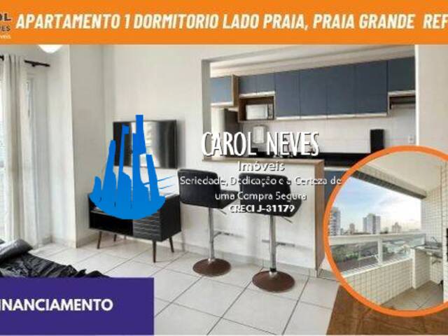 #12910 - Apartamento para Venda em Praia Grande - SP - 1