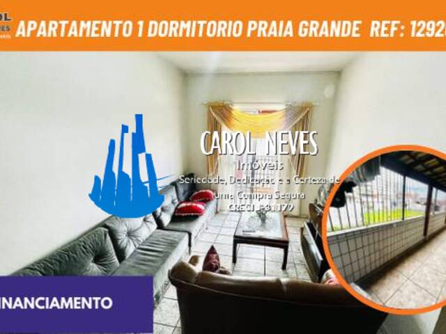 #12920 - Apartamento para Venda em Praia Grande - SP - 1
