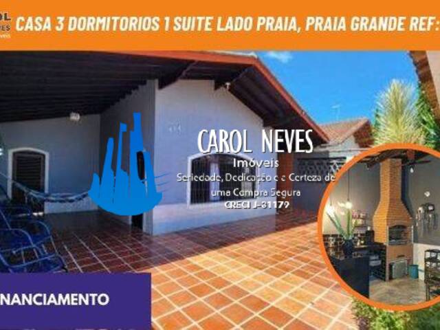#12932 - Casa para Venda em Praia Grande - SP - 1