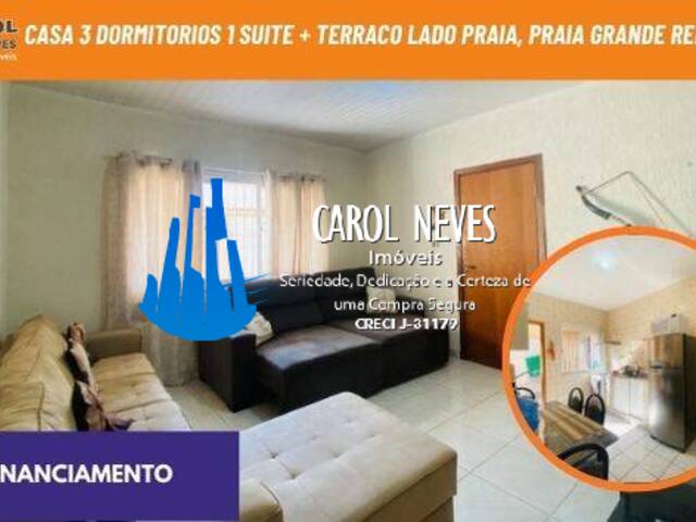 #12936 - Casa para Venda em Praia Grande - SP - 1