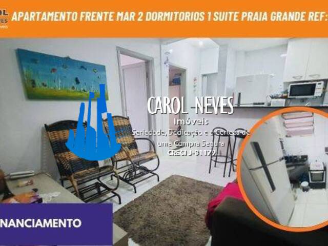 #12937 - Apartamento para Venda em Praia Grande - SP - 1