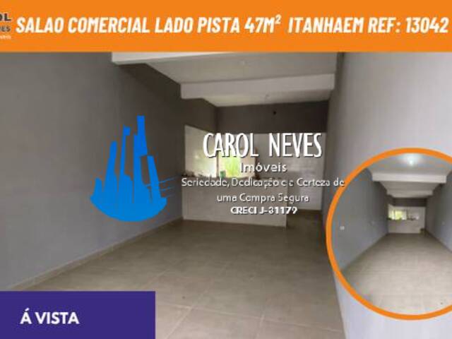 #13042 - Salão Comercial para Venda em Itanhaém - SP - 1