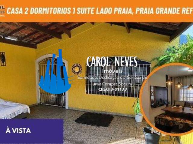 #13156 - Casa para Venda em Praia Grande - SP - 1