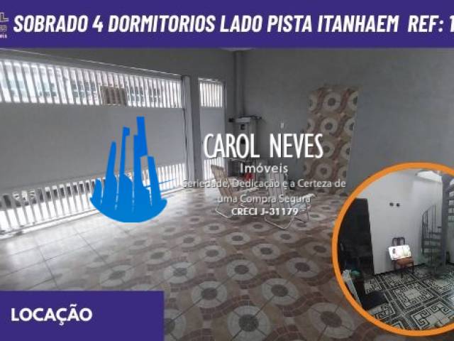 #12552 - Sobrado para Locação em Itanhaém - SP