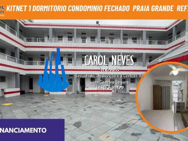 #13352 - Kitnet para Venda em Praia Grande - SP - 1