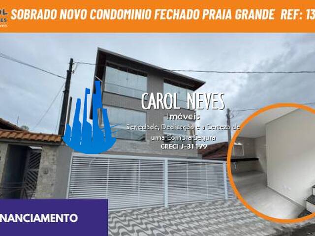 #13354 - Sobrado para Venda em Praia Grande - SP - 1