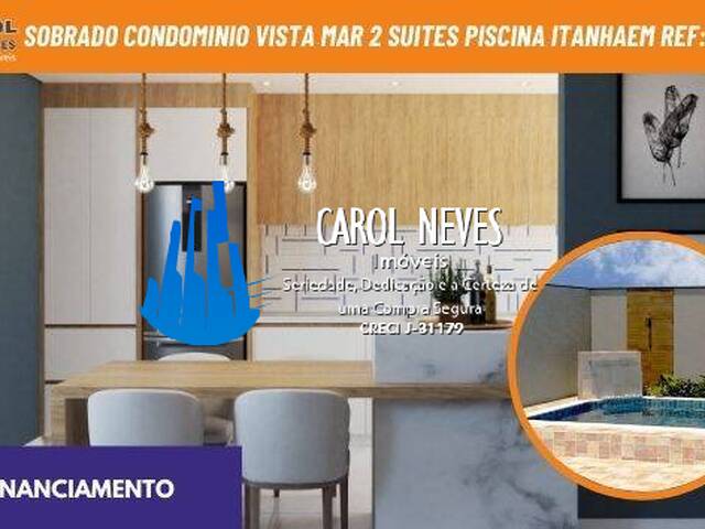 #13357 - Casa em Condomínio Fechado para Venda em Itanhaém - SP - 1