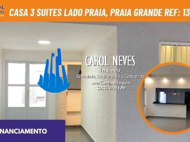 #13537 - Casa para Venda em Praia Grande - SP