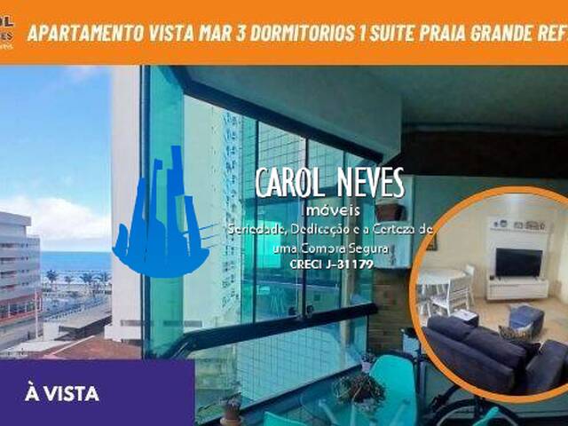 #13543 - Apartamento para Venda em Praia Grande - SP