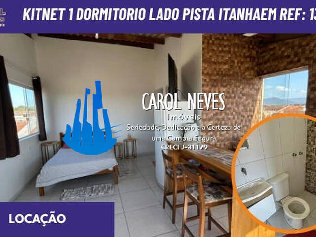 #13646 - Kitnet para Locação em Itanhaém - SP