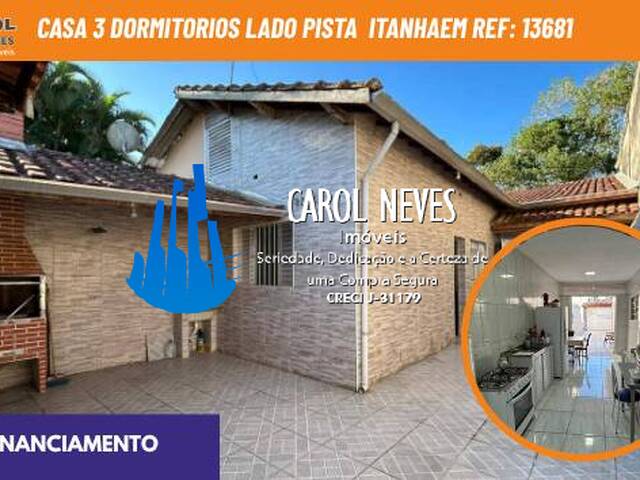#13681 - Casa para Venda em Itanhaém - SP - 1