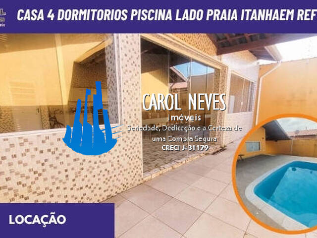 #13741 - Casa para Locação em Itanhaém - SP - 1