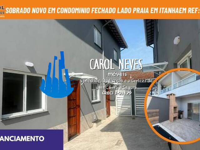 #13744 - Sobrado para Venda em Itanhaém - SP - 1