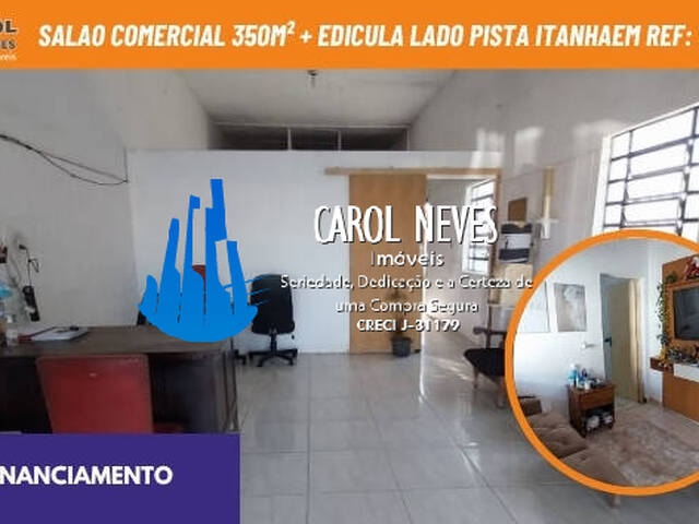 #13754 - Salão Comercial para Venda em Itanhaém - SP - 1