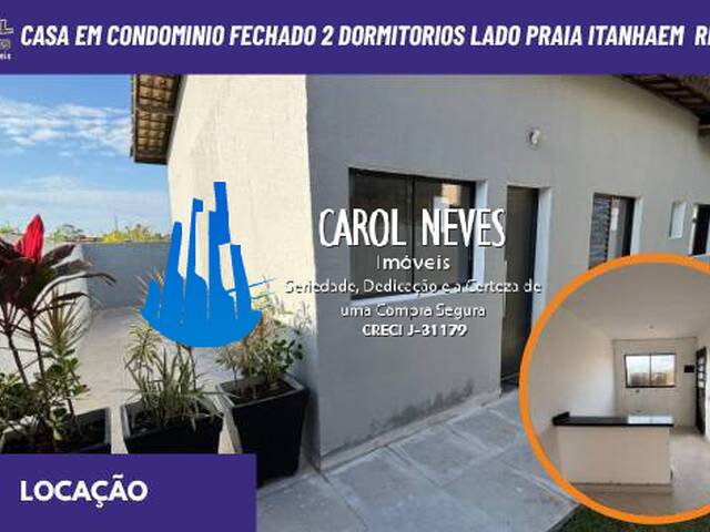 #13764 - Casa em Condomínio Fechado para Locação em Itanhaém - SP - 1