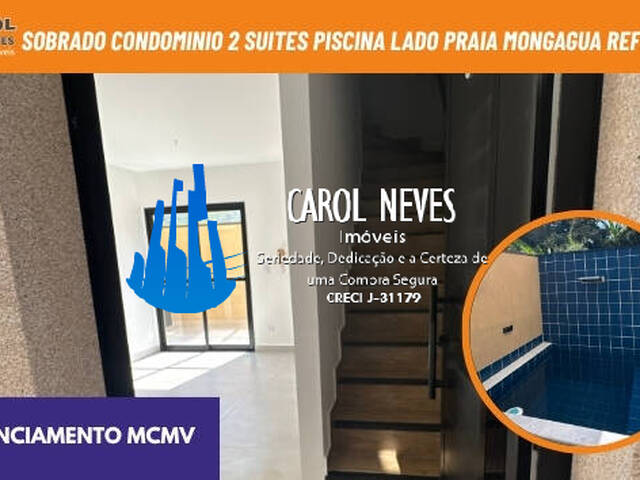 #13847 - Casa em Condomínio Fechado para Venda em Mongaguá - SP - 1