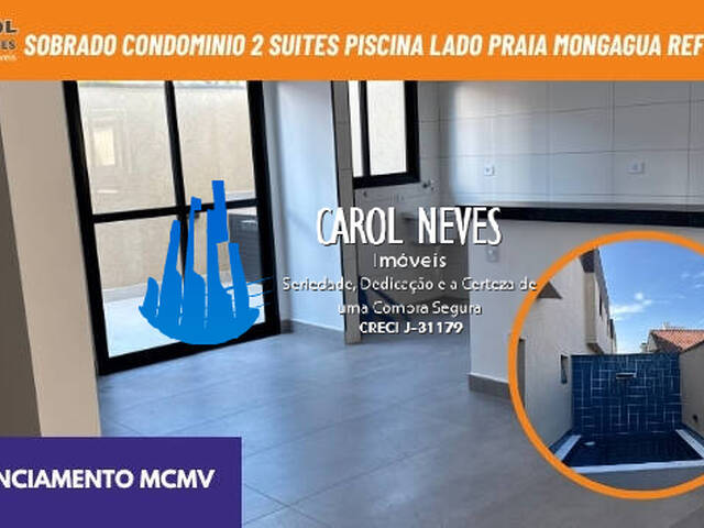 #13850 - Casa em Condomínio Fechado para Venda em Mongaguá - SP - 1