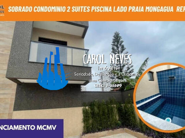 #13849 - Casa em Condomínio Fechado para Venda em Mongaguá - SP - 1