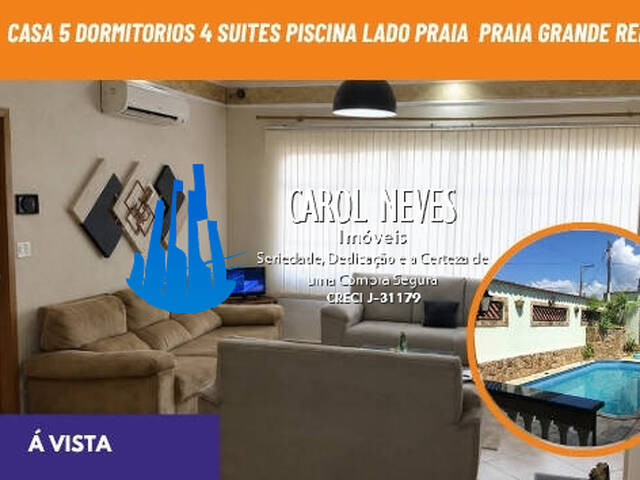 #13874 - Casa para Venda em Praia Grande - SP - 1