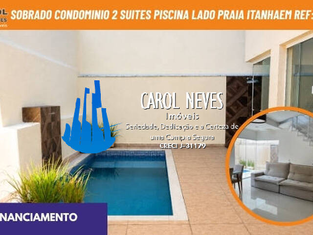 #13900 - Casa em Condomínio Fechado para Venda em Itanhaém - SP - 1