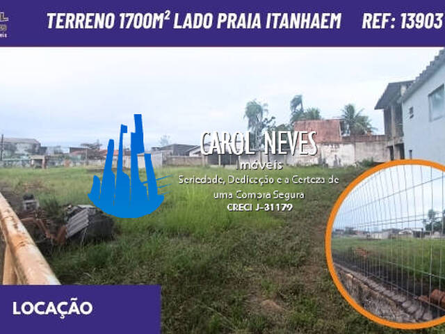 #13903 - Terreno para Venda em Itanhaém - SP - 1