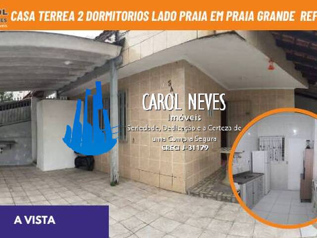 #13915 - Casa para Venda em Praia Grande - SP - 1