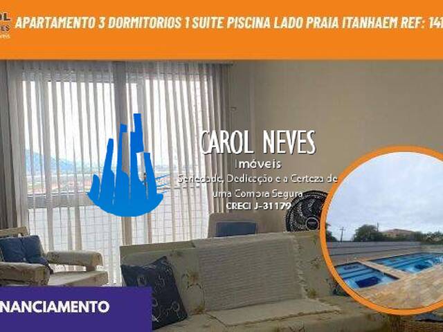 #14145 - Apartamento para Venda em Itanhaém - SP - 1