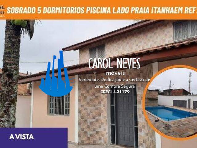 #14156 - Sobrado para Venda em Itanhaém - SP - 1