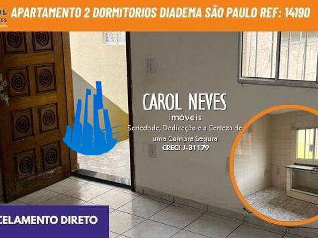 #14190 - Apartamento para Venda em Diadema - SP - 1